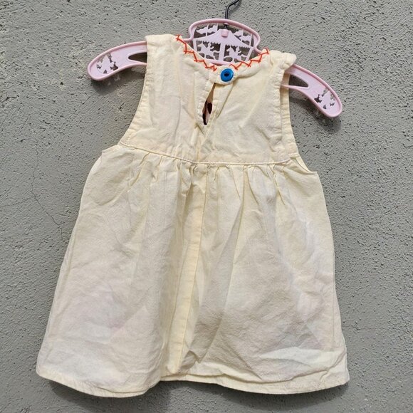 Hand Embroidered Baby Dress Cotton Folk Artisan Latin America Mexico Guatemala - Picture 3 of 9